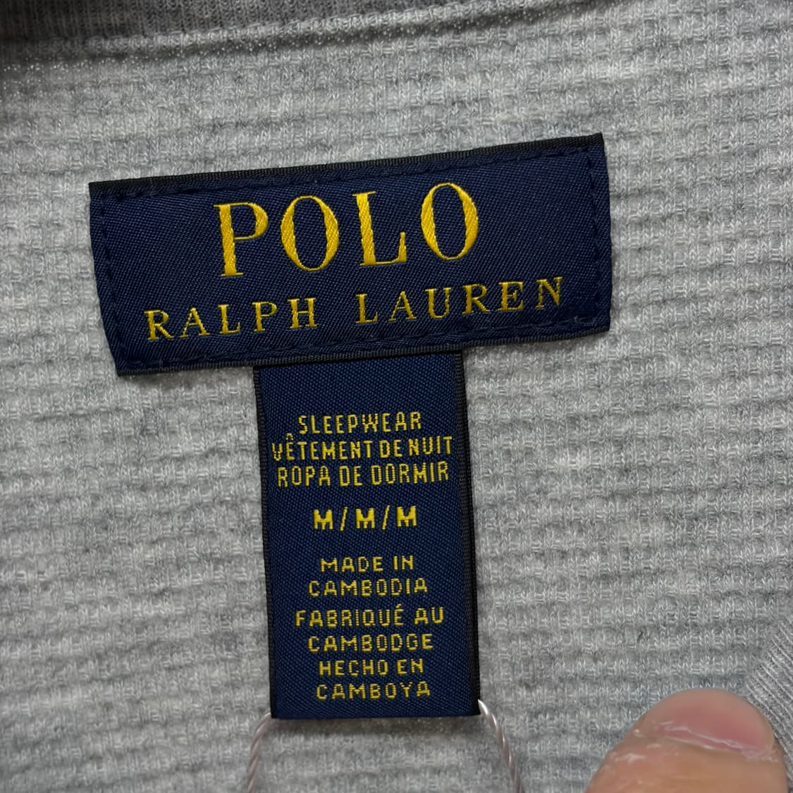 폴로 랄프로렌 스키베어 와플 롱슬리브 상품이미지4