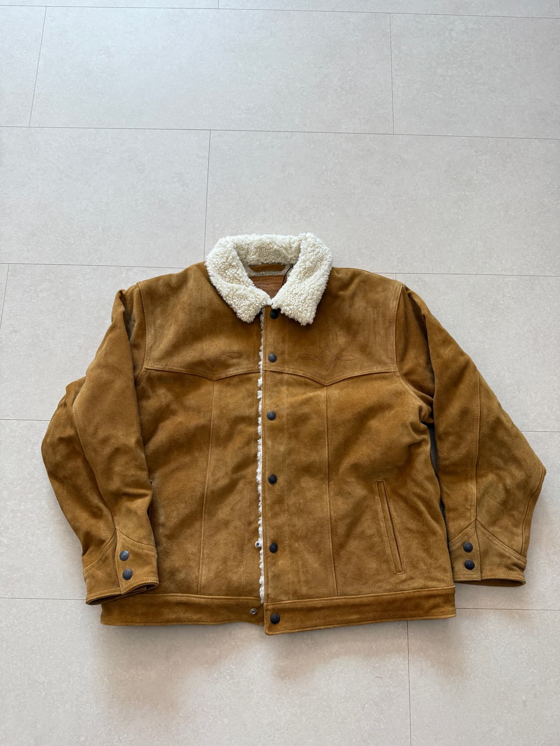 리바이스 리얼 스웨이드 시어링 쉐르파 자켓 새제품  상품이미지4