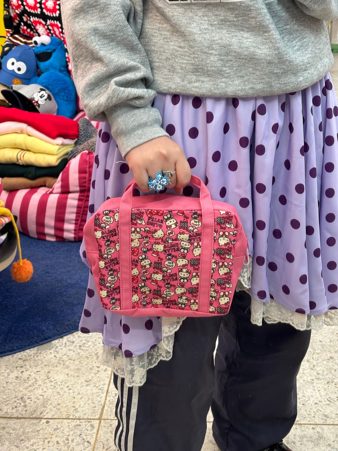 Vintage Pink Hello Kitty Bag 상품이미지4