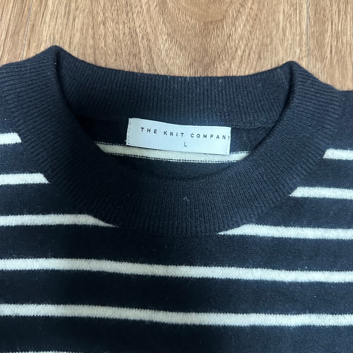 더니트컴퍼니 스트라이프 오버핏 니트 XL 상품이미지2