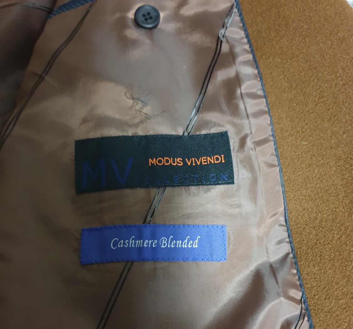 모두스비벤디 캐시미어 코트 브라운 (M) 상품이미지4