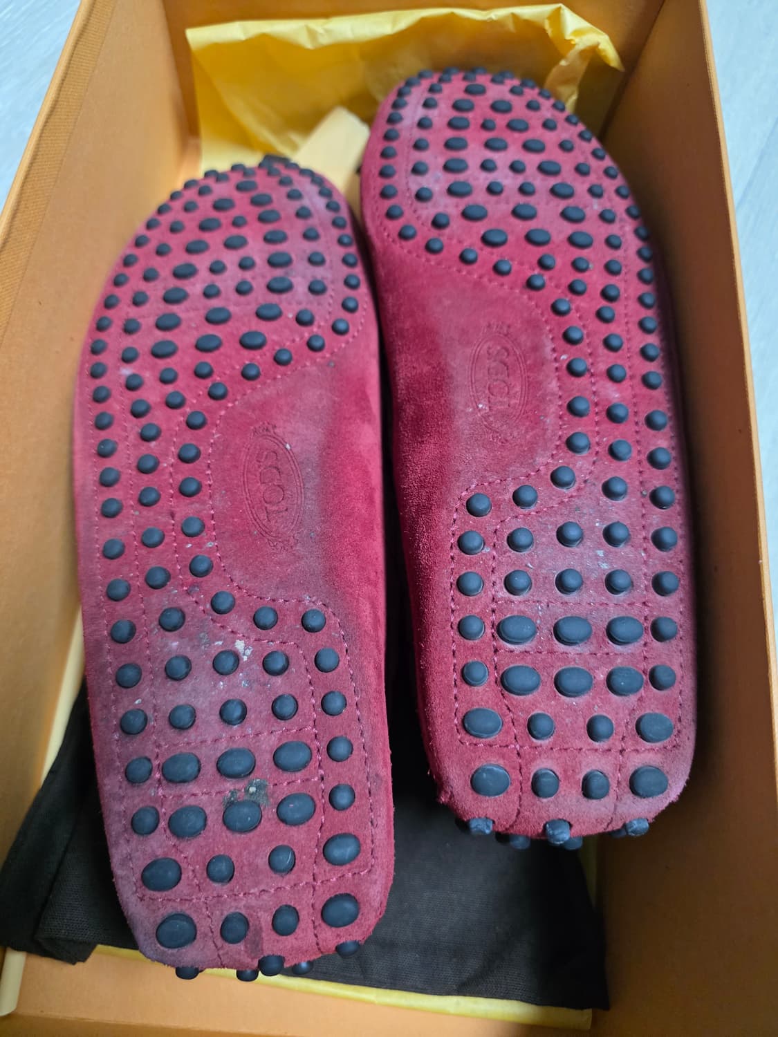 토즈 드라이빙슈즈 레드  상품이미지3