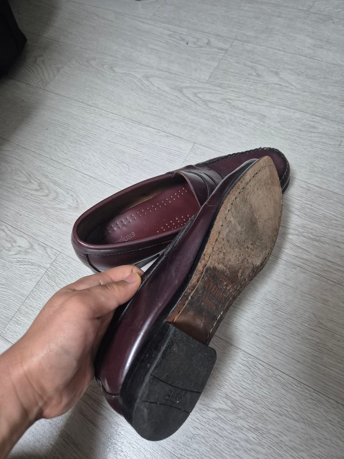 바스위준 코도반 홍창 로퍼 260 (8D) 상품이미지5