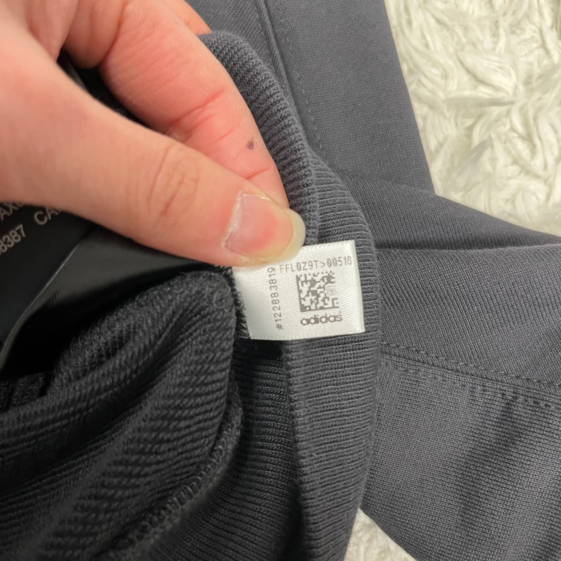 Y-3 classic charcoal zip-up hoodie 상품이미지9