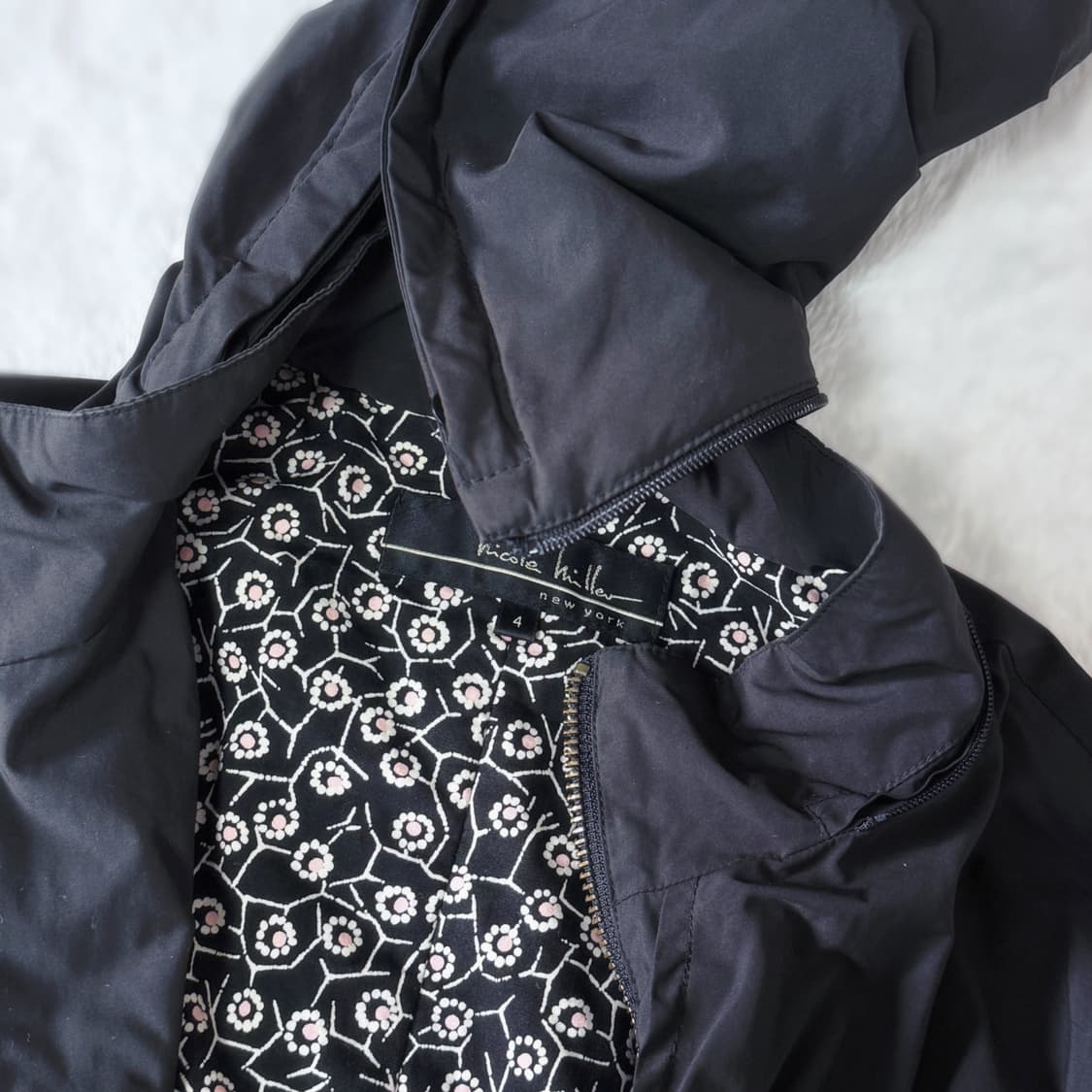 Nicole Hiller 링클 셔링 스트링 자켓 상품이미지5