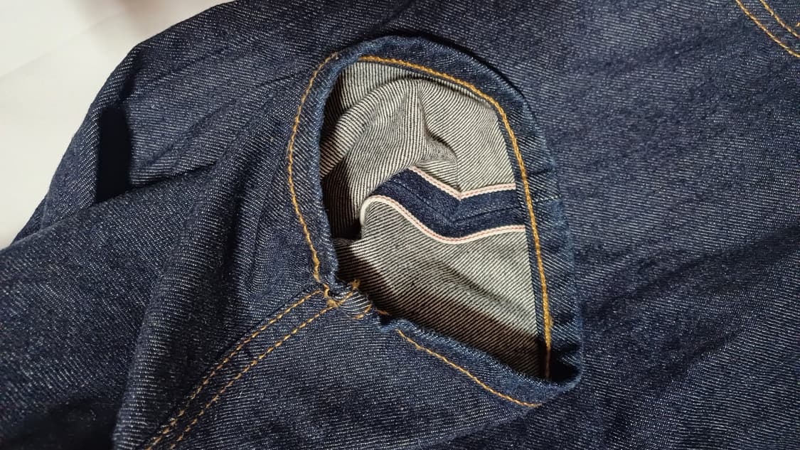 [새제품]32 COS 셀비지 데님팬츠 청바지 생지 스트레이트핏 코스 상품이미지5