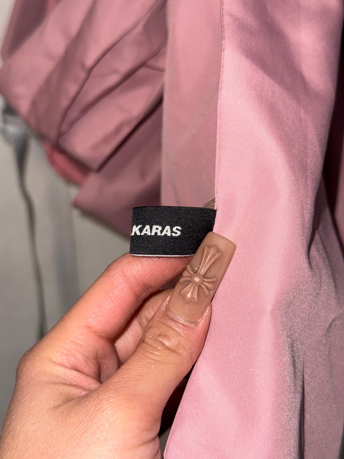 IUGAMAKARAS Knotted Backpack Old Pink 상품이미지8