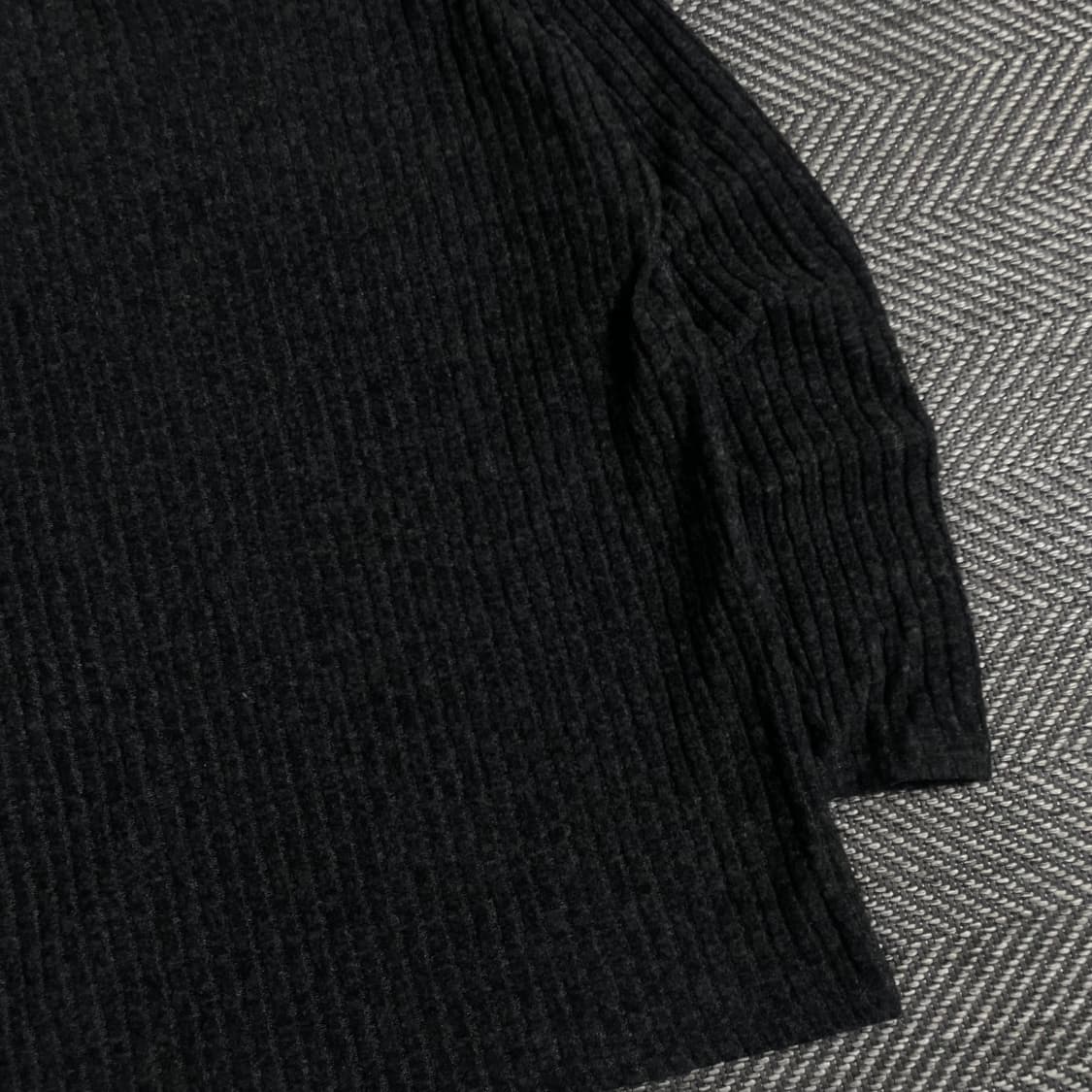 빈티지 골지 니트 챠콜 그레이o 3508 상품이미지2
