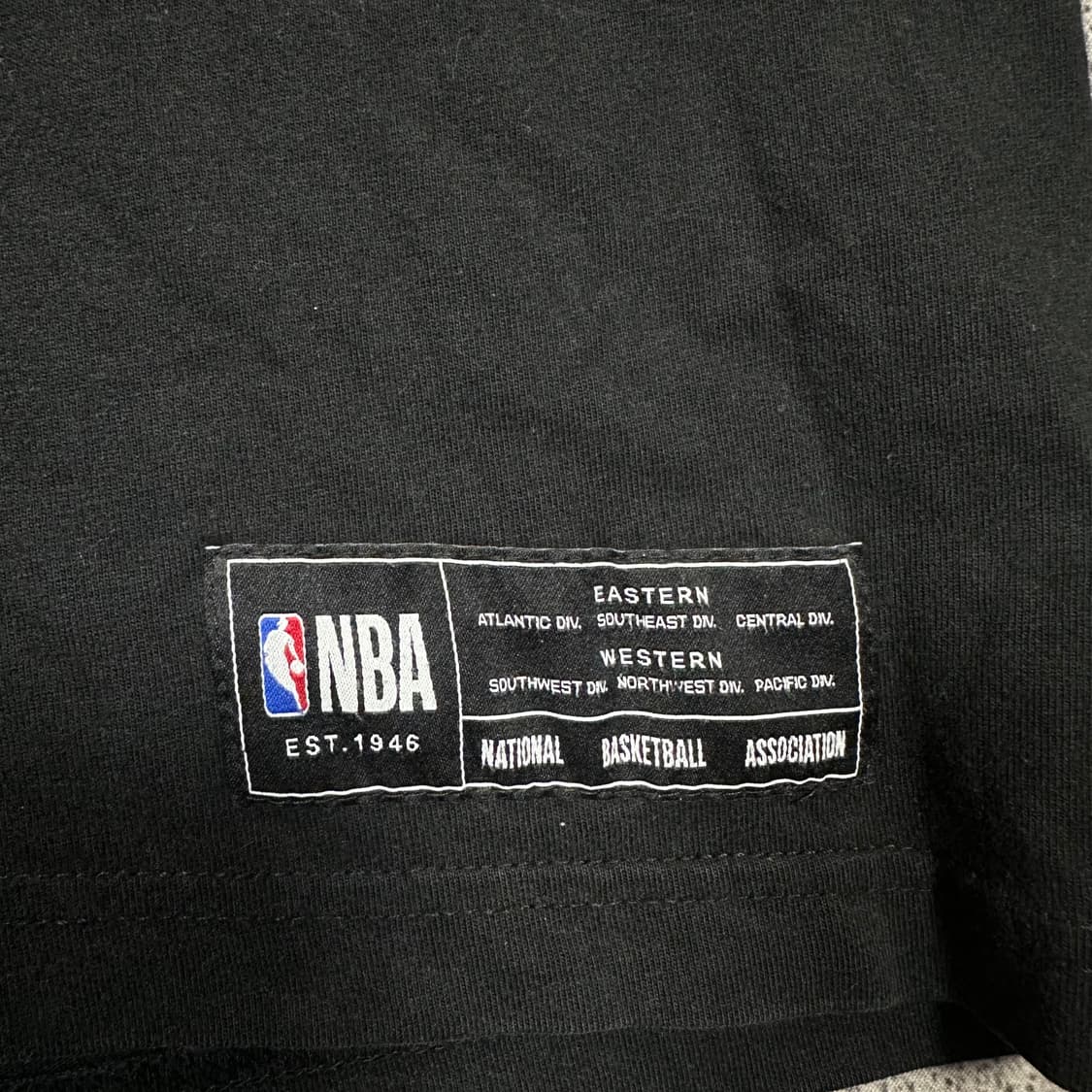 ✨ (만원 빈티지) NBA 시카고불스 블랙 반팔티  상품이미지3