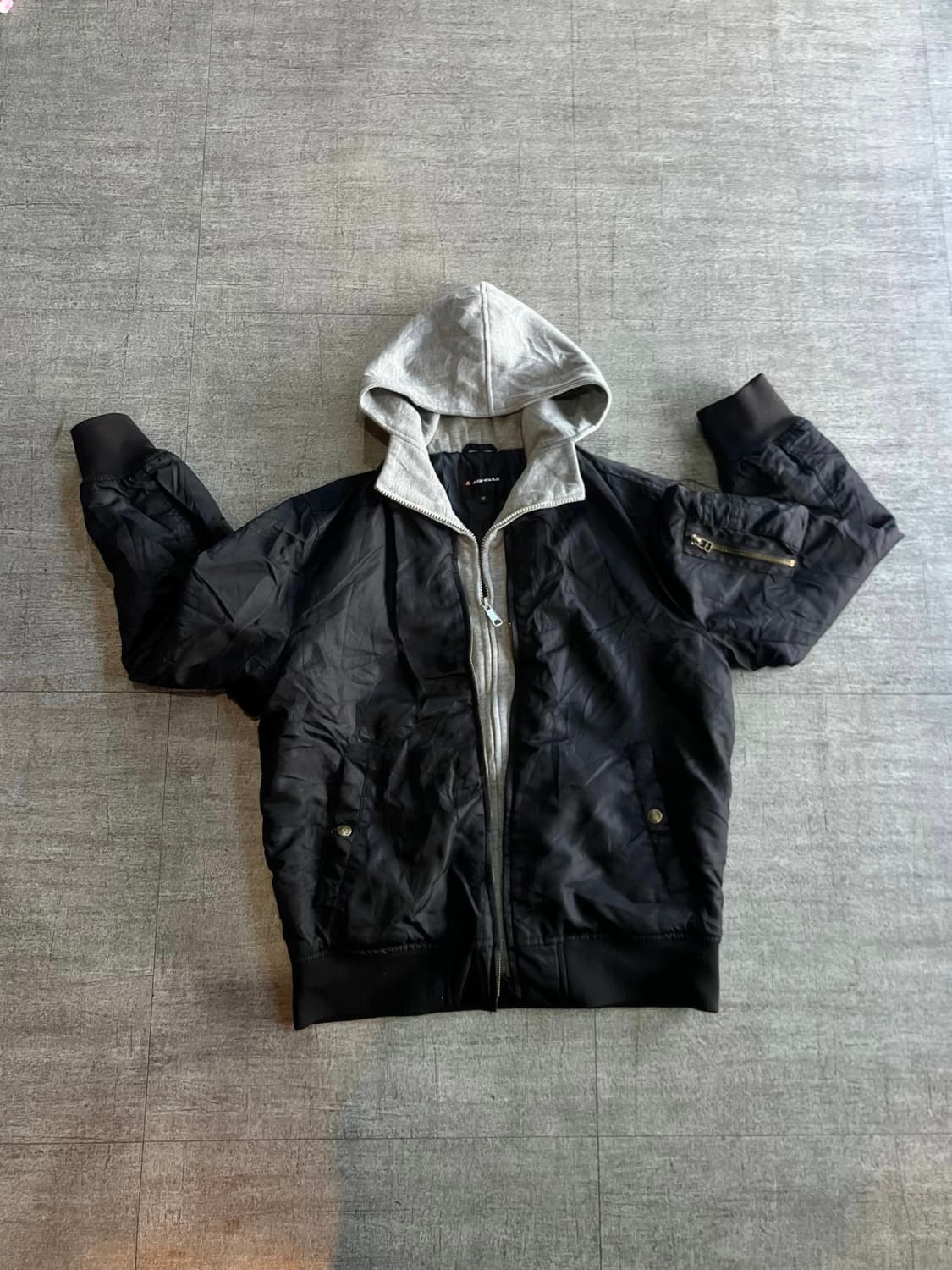 일본빈티지 Airwalk 올드스쿨스트릿 후드 봄버자켓 상품이미지1