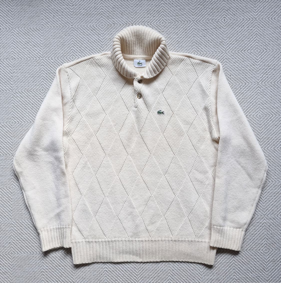 라코스테 숄카라 울 니트 스웨터 100 상품이미지5