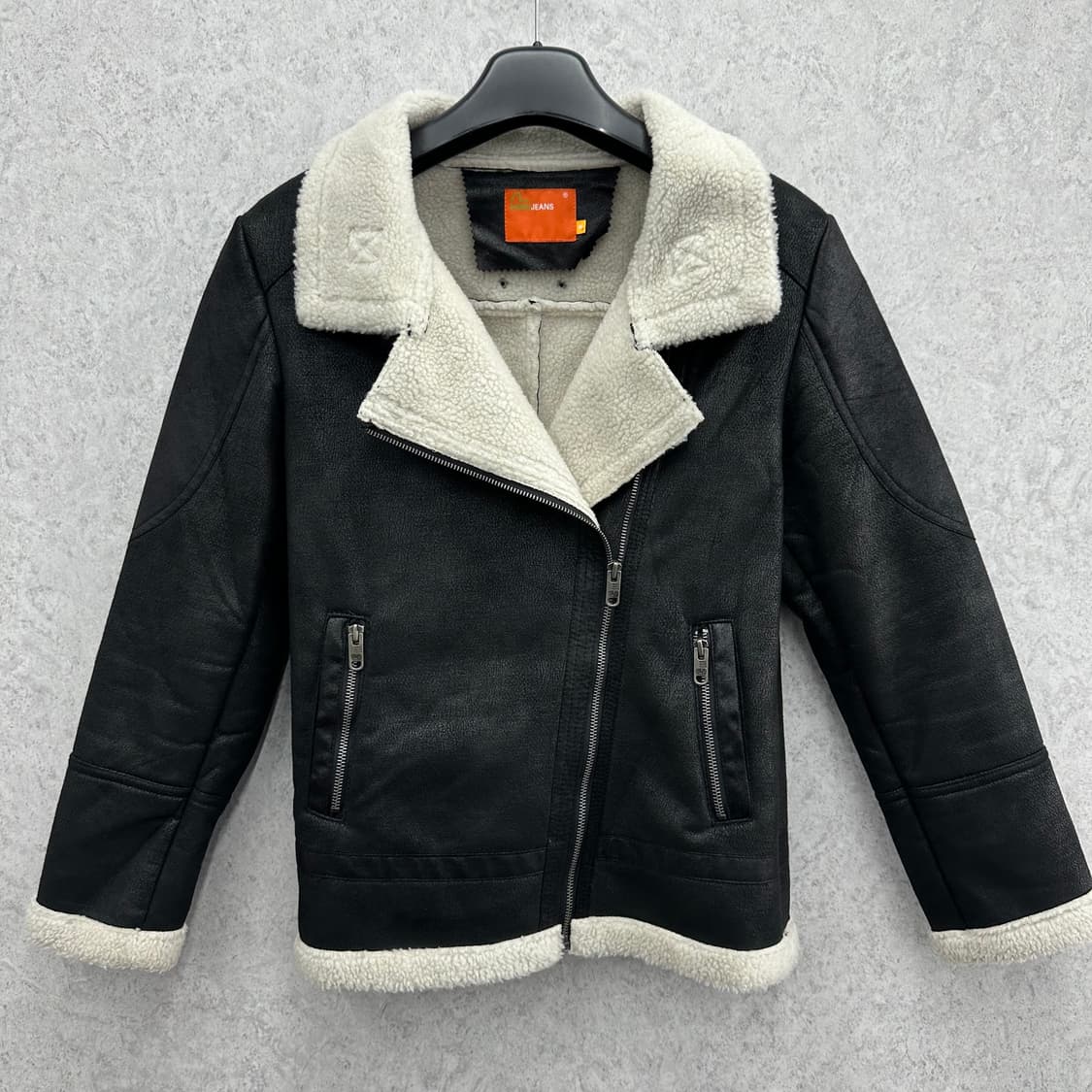 95 에비수 여자 라이더 무스탕 자켓 상품이미지1