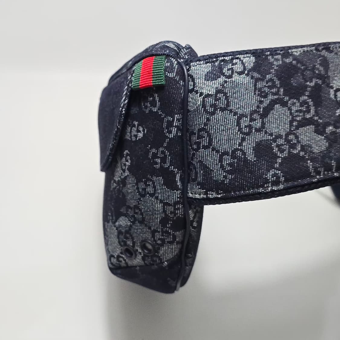 구찌 GG 데님 라지 벨트백 상품이미지6