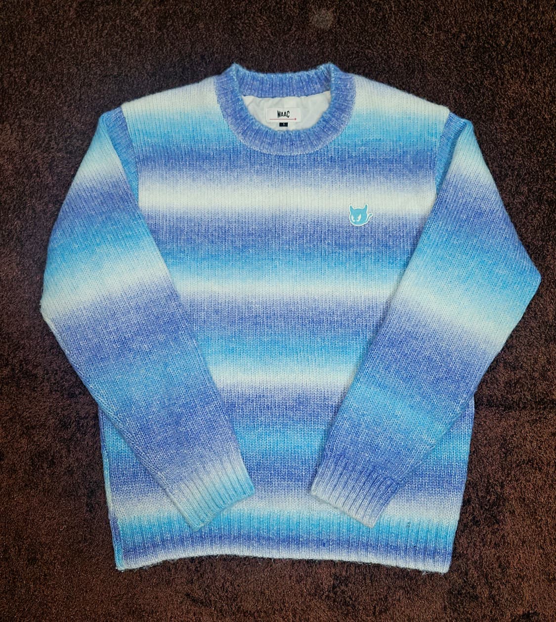 WAAC 왁 남성 그라데이션 니트 S 사이즈 정품 상품이미지1