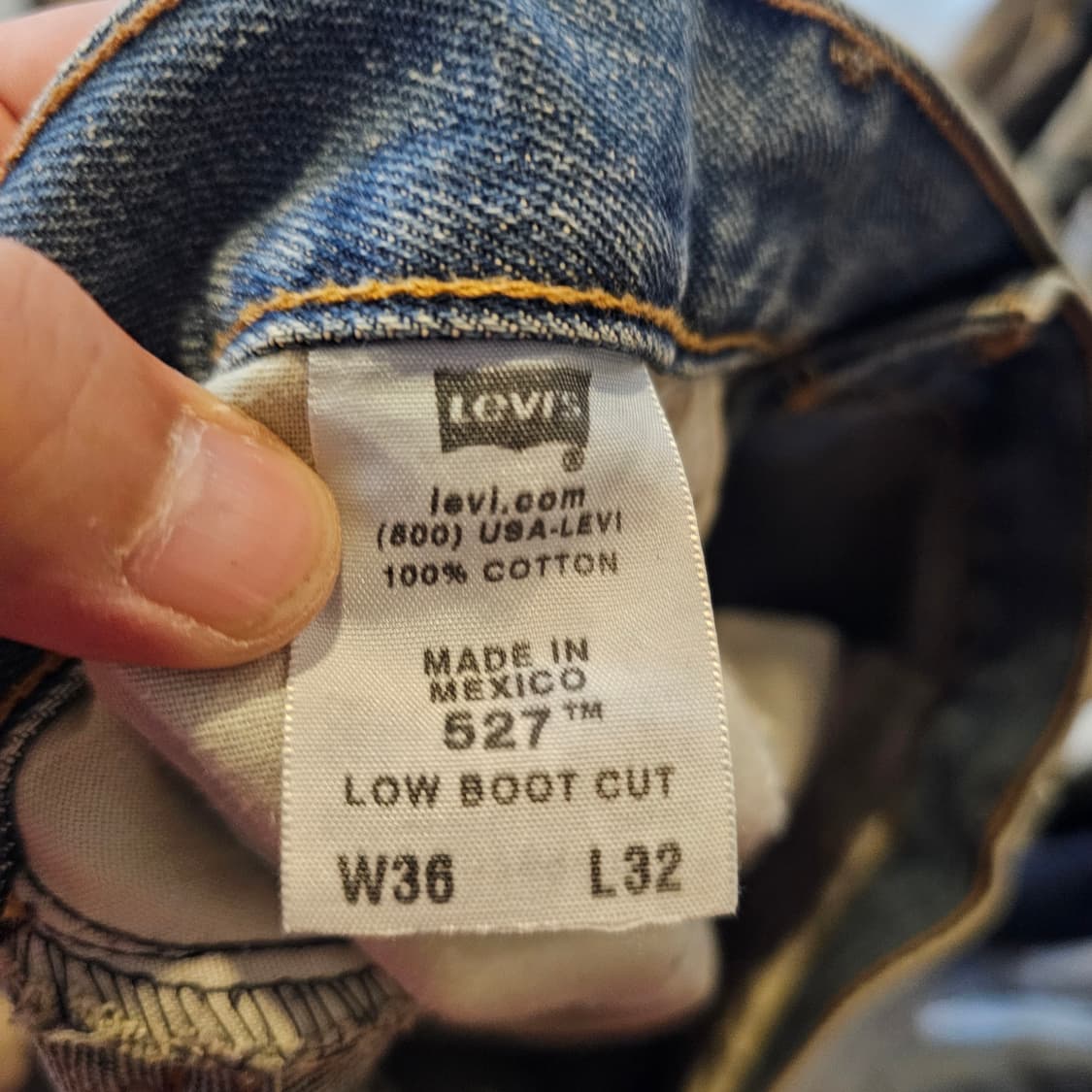 리바이스 527 붓츠컷 데님팬츠 청바지 상품이미지6