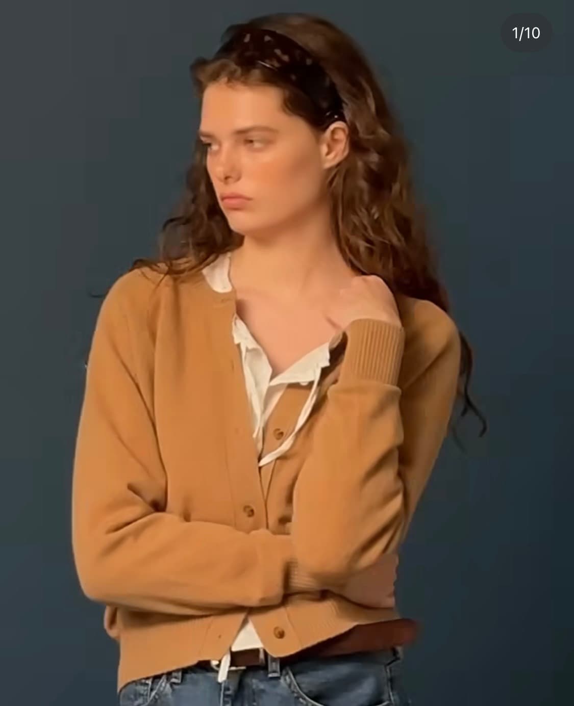 더바넷 니트가디건 상품이미지5