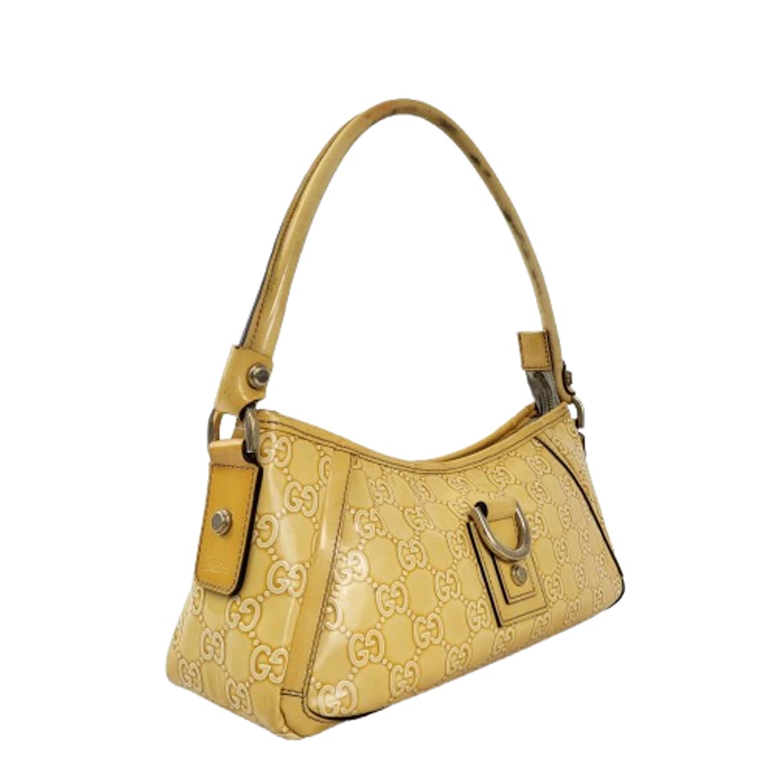 정품 구찌 GG 로고 페이던트가죽 D링 미니백 상품이미지2