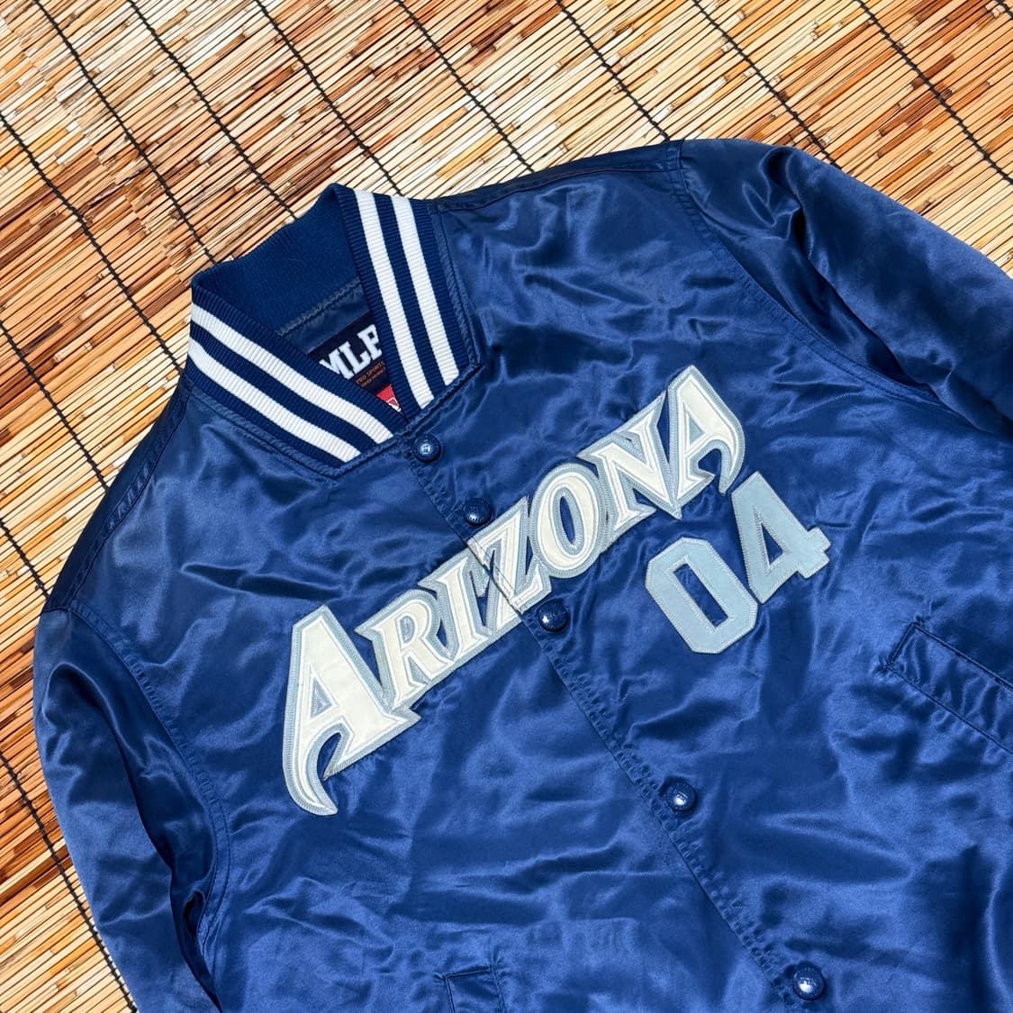 90s MLB 애리조나 올드스쿨 바시티 자켓 L 상품이미지3