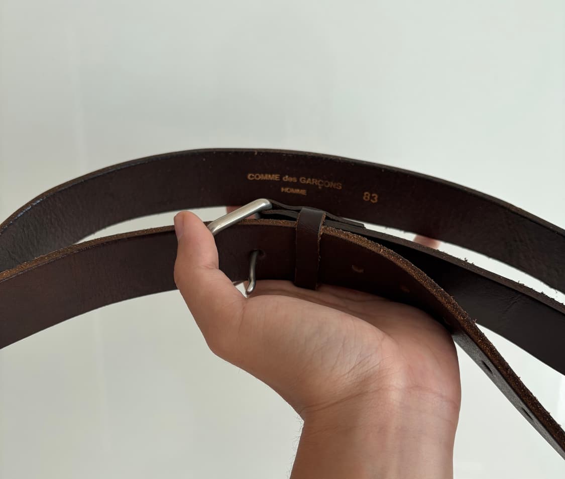 꼼데가르송 옴므 브라운 벨트 상품이미지2