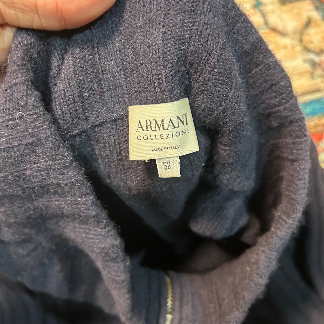 [M] 아르마니 꼴레지오니 니트 집업 상품이미지4