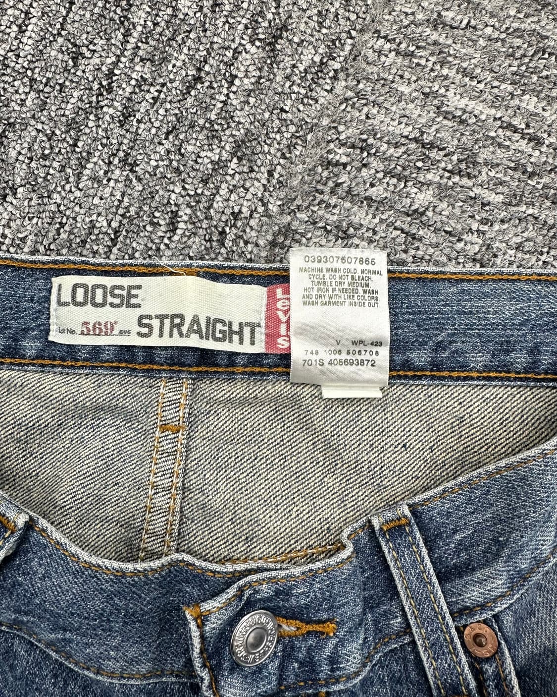 (허단39.5)00'S 리바이스 569 와이드팬츠-M1251  상품이미지3