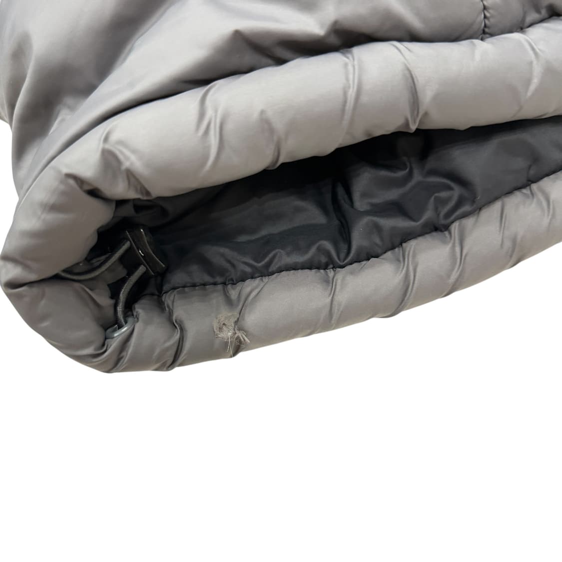 피지컬 디파트먼트 스퀘어 퀄팅 후드 패딩 자켓 차콜 S 상품이미지10