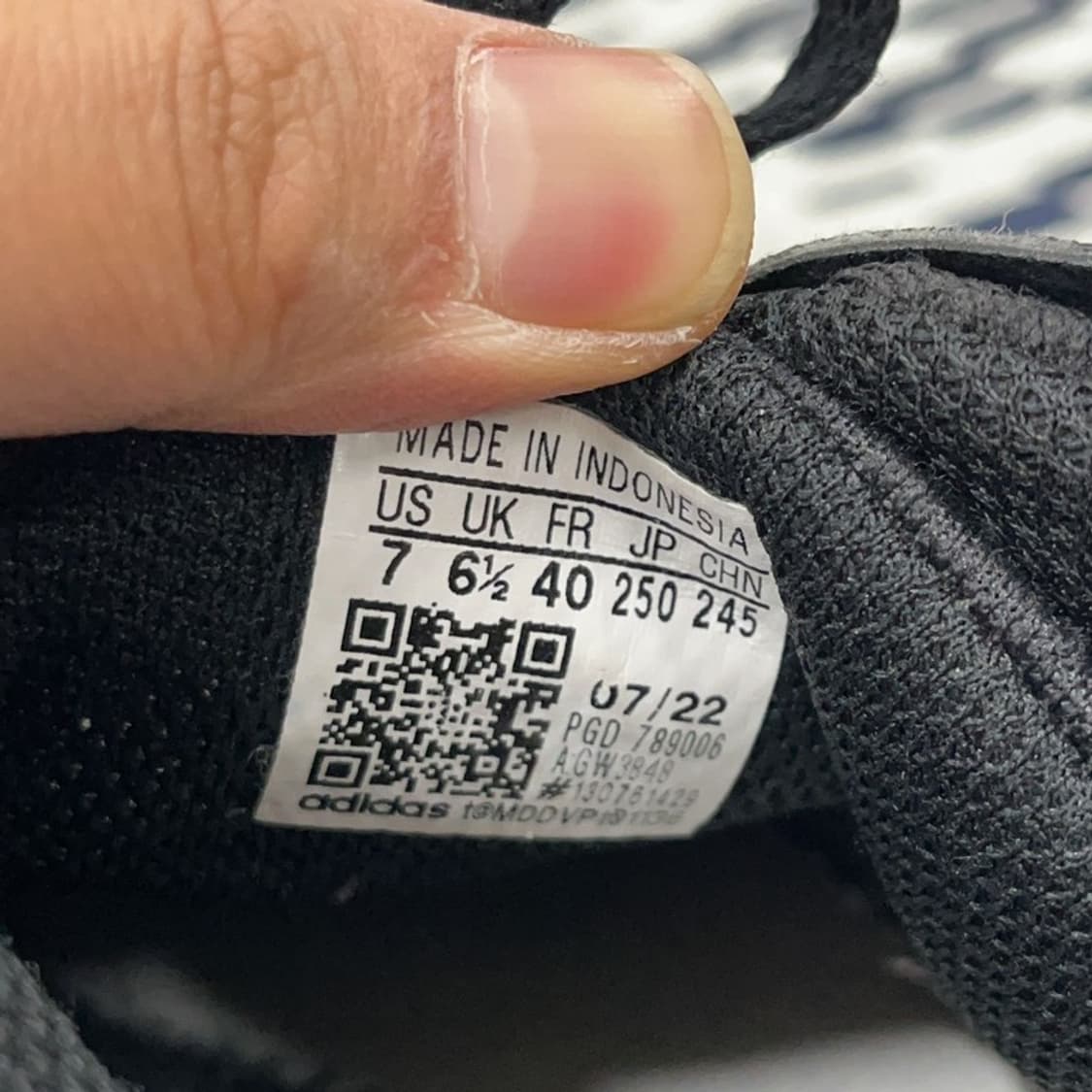 아디다스 갤럭시 6 블랙 운동화 런닝화 250 X00984 상품이미지5