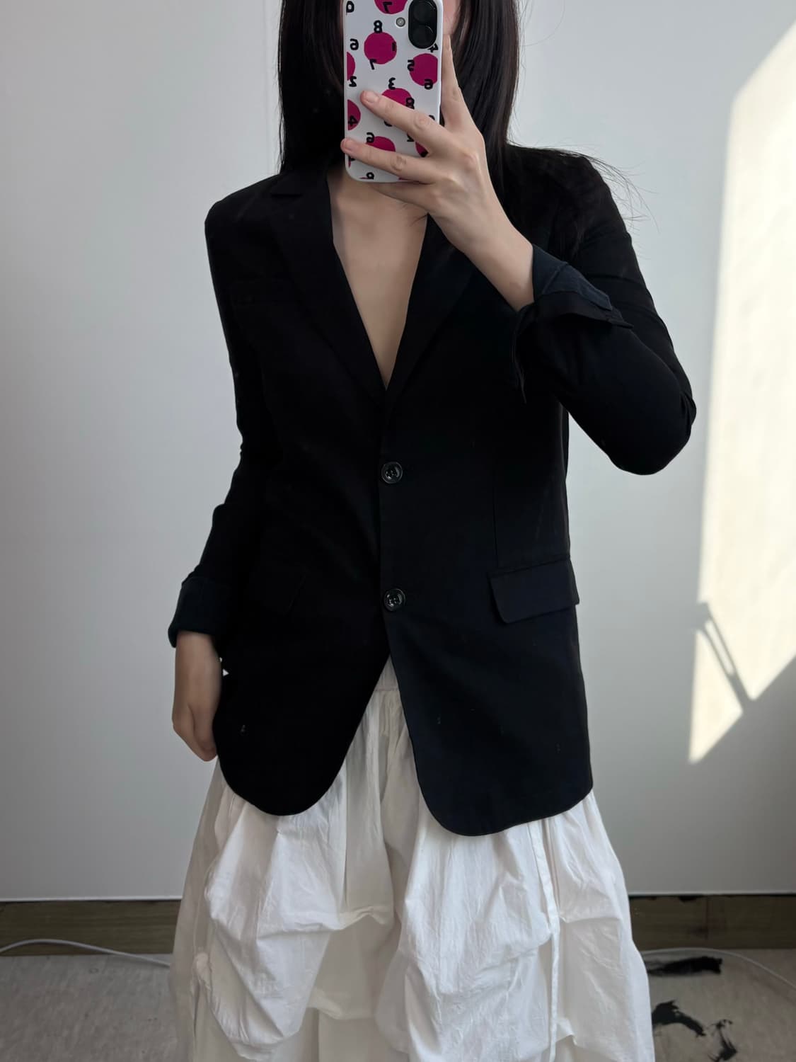 메종 마르지엘라 블랙 블레이저 자켓 상품이미지1