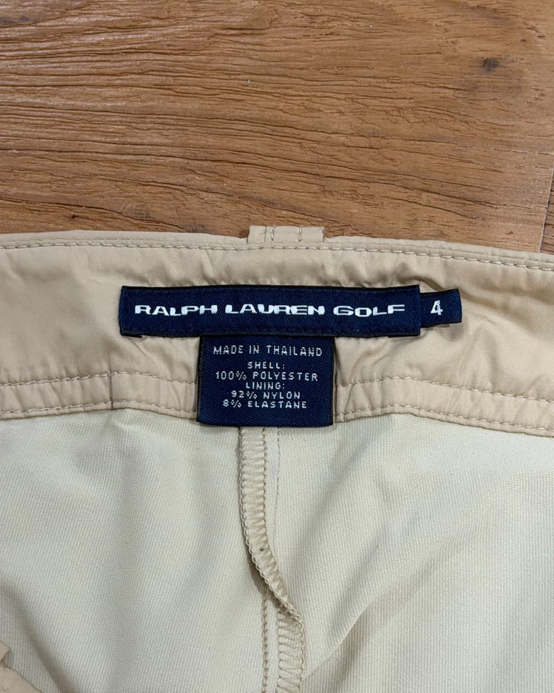 랄프 로렌 골프 베이지 나일론 미니 스커트 상품이미지7