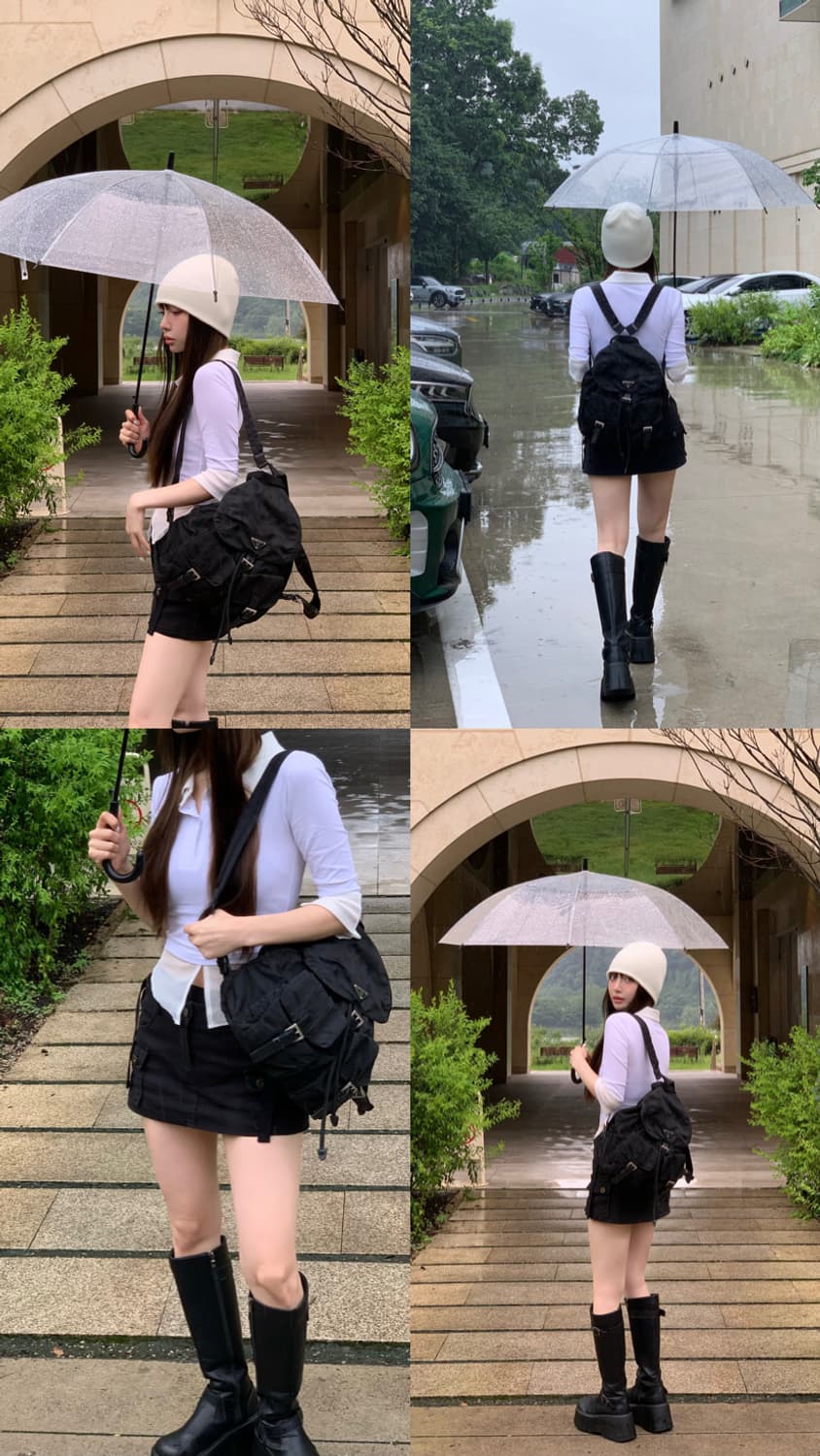 프라다 나일론 백팩 미디움 빈티지 상품이미지2