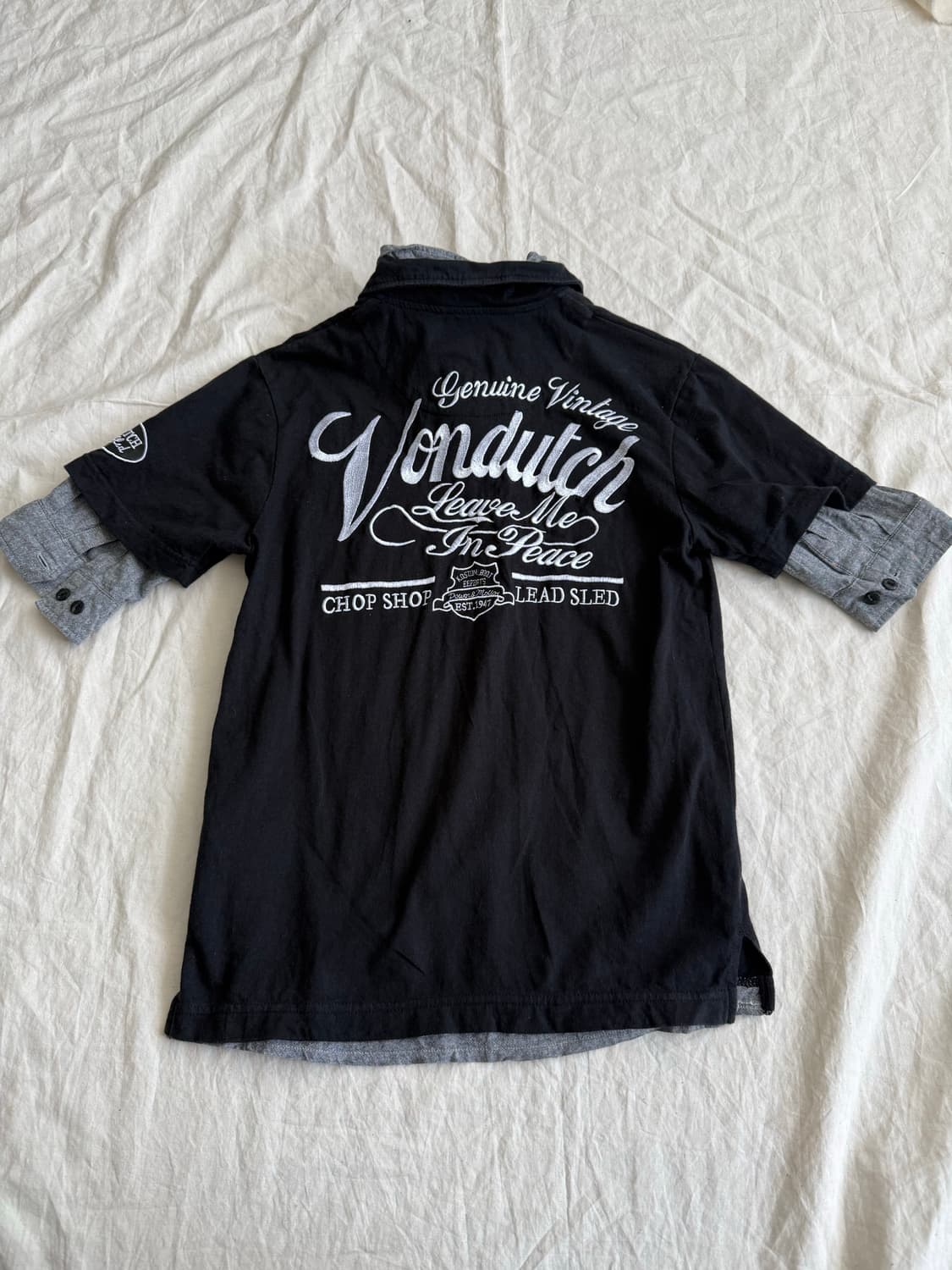 본더치 레이어드 반팔 탑 상품이미지5