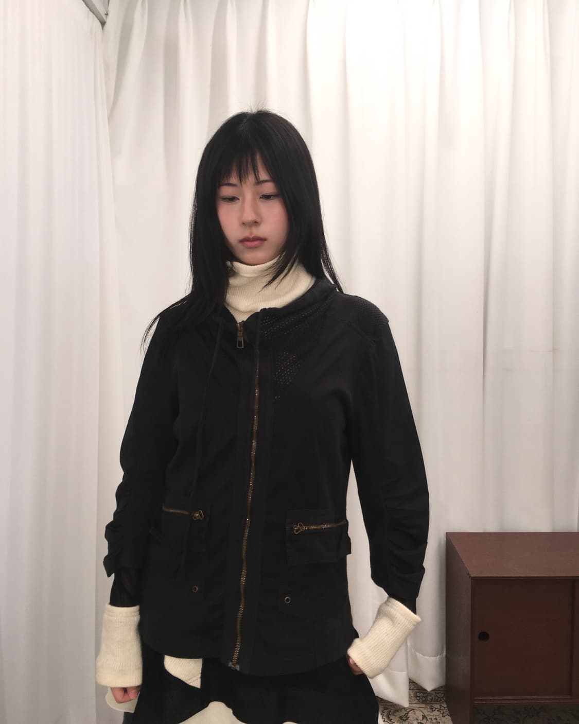 블랙 집업 자켓 상품이미지2