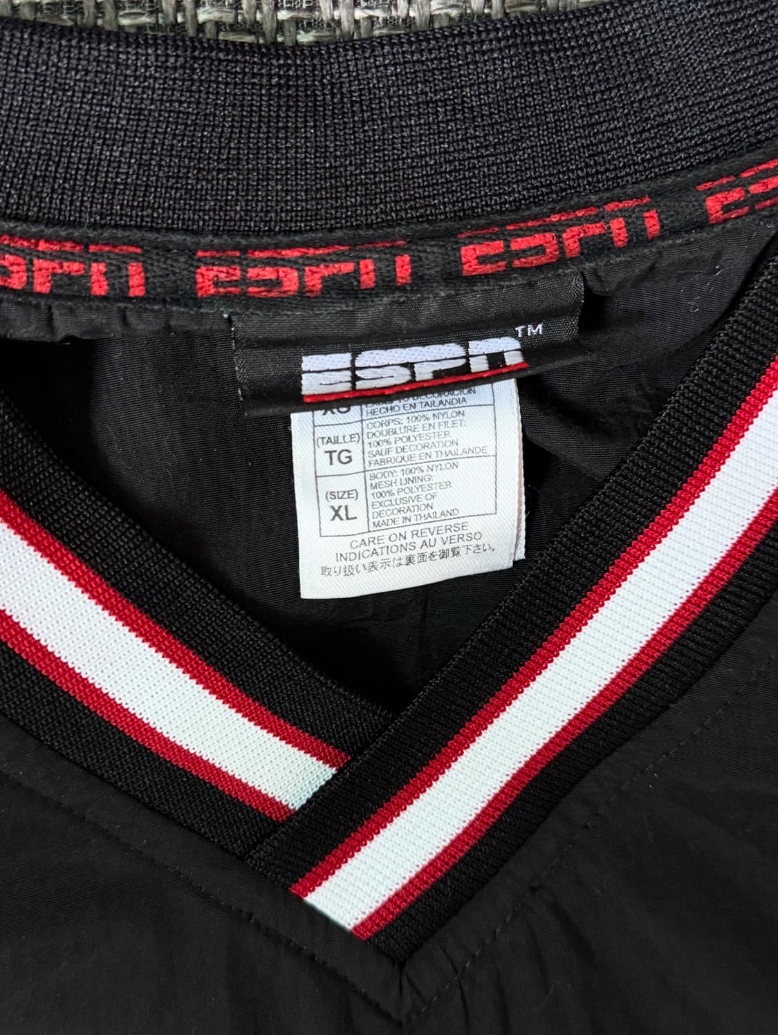 ESPN 나일론 빈티지 웜업 브이넥 풀오버 (105-110) 상품이미지3