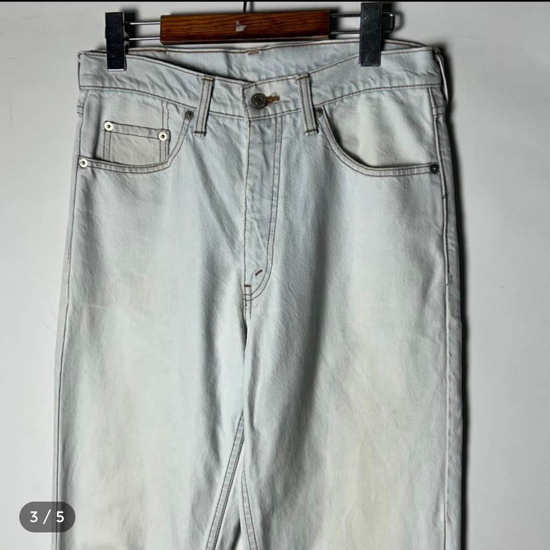 [Levis] 리바이스 재팬 오렌지탭 워시드 데님팬츠 상품이미지3