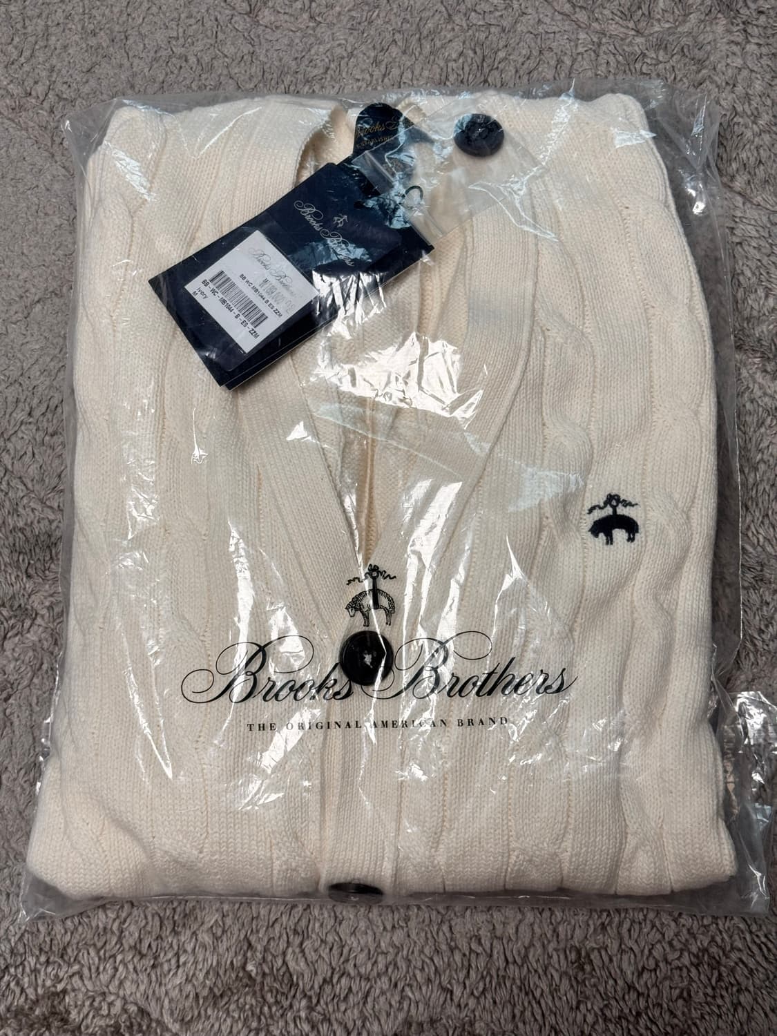 Brooks Brothers Cable Knit Cardigan M 상품이미지2