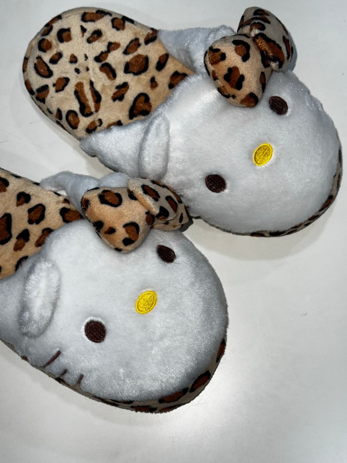 헬로키티 갸루 호피 슬리퍼 여성 실내화  상품이미지1