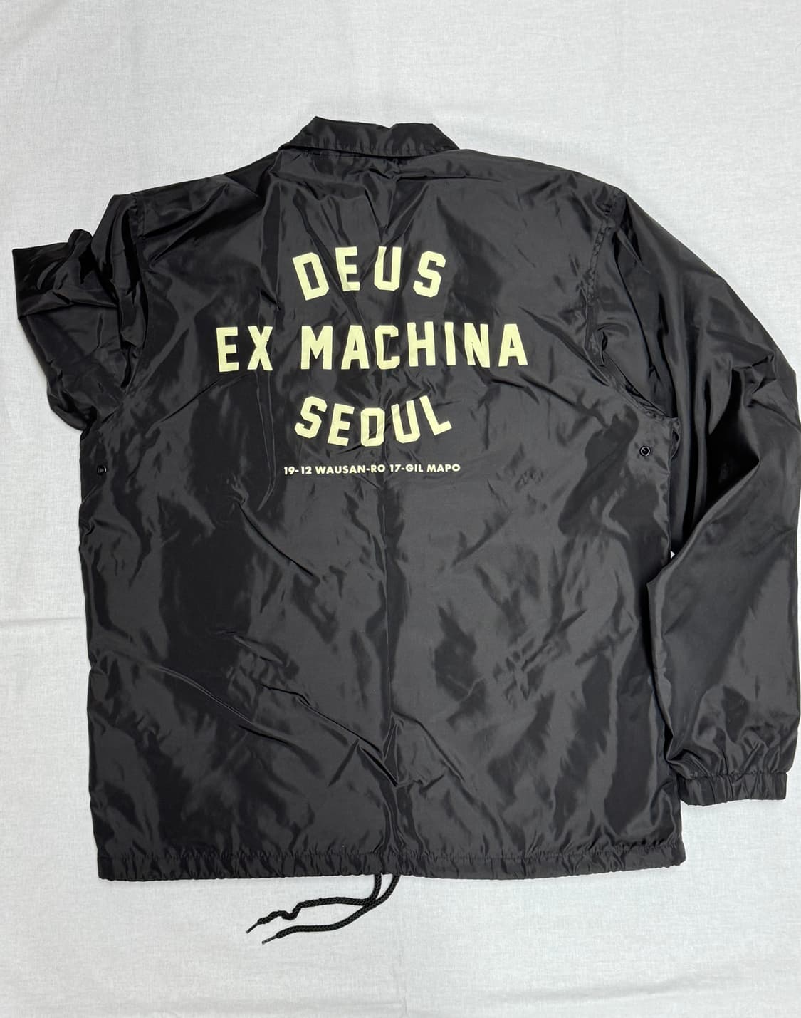 데우스 서울 코치자켓 /XL사이즈 / 블랙 상품이미지8