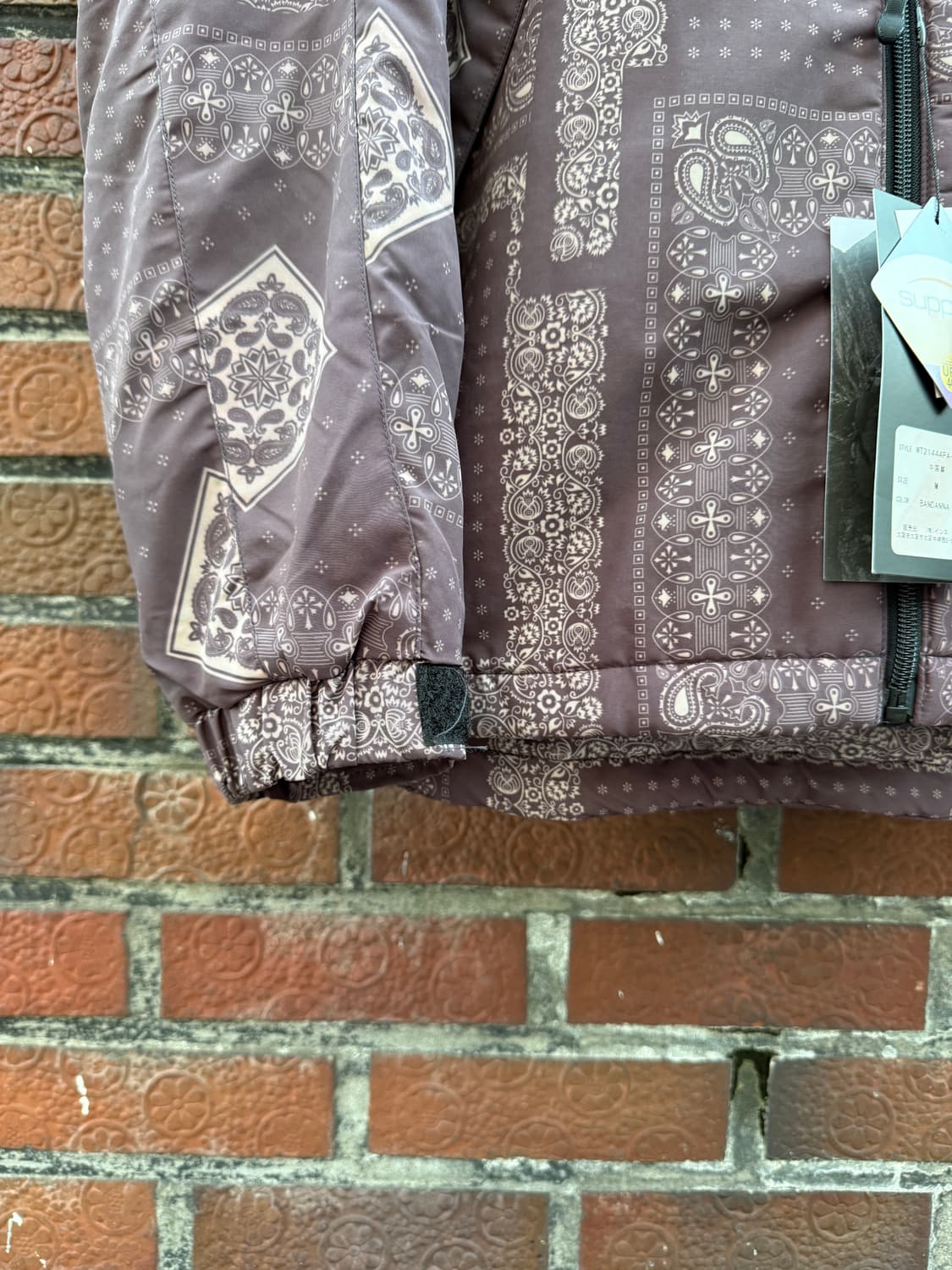 와일드띵스 레이지블루 반다나 바람막이 M(XL) 상품이미지4