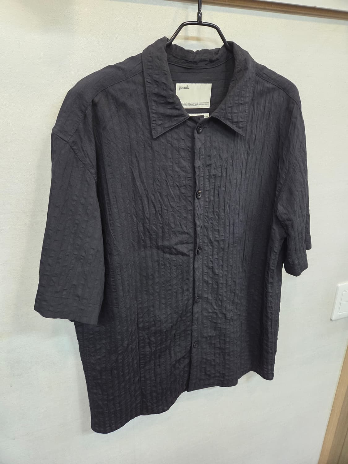 고낙 시어서커 셔츠반팔 2사이즈 대략 xl 상품이미지6