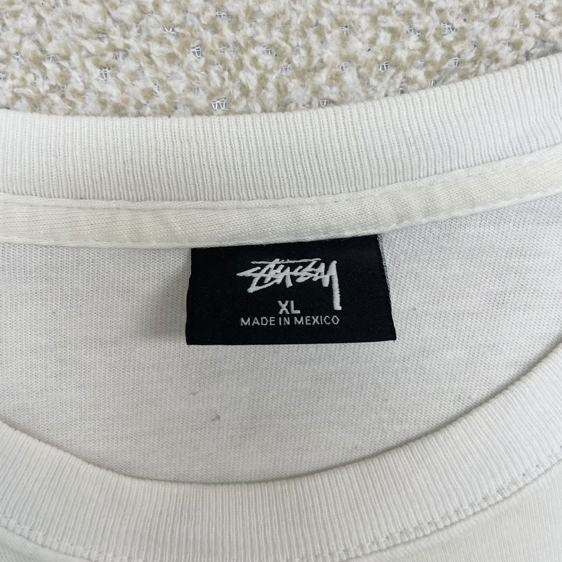 스투시 Stussy 베이직 로고 롱슬리브 화이트 상품이미지5