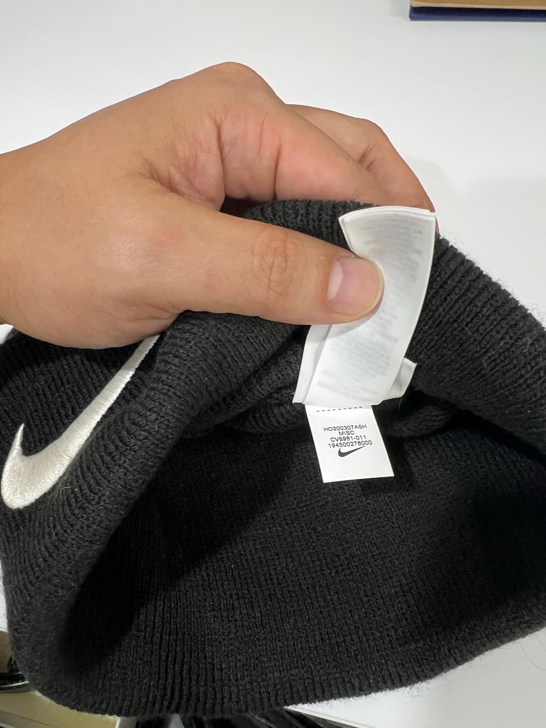 [새제품]나이키 스투시 커프 비니 블랙 상품이미지3