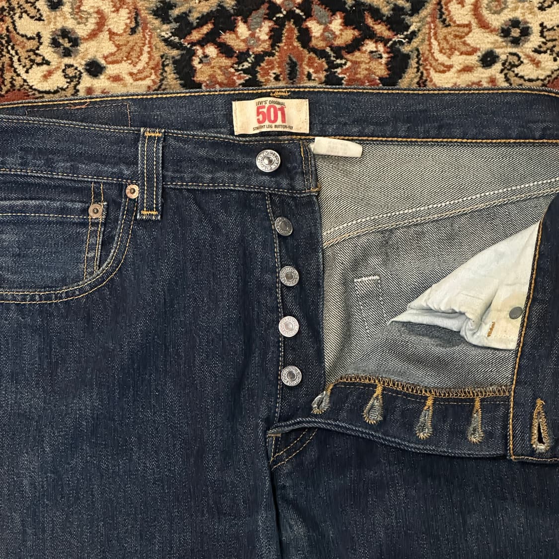 리바이스 501 스트레이트 진청 (34) 상품이미지6