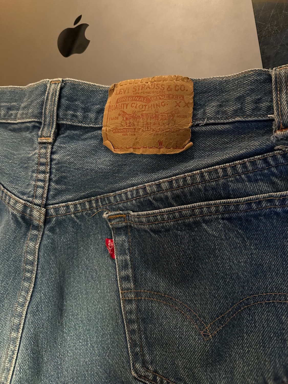 80s USA 빈티지 리바이스 501 이행기 데님 팬츠 상품이미지6
