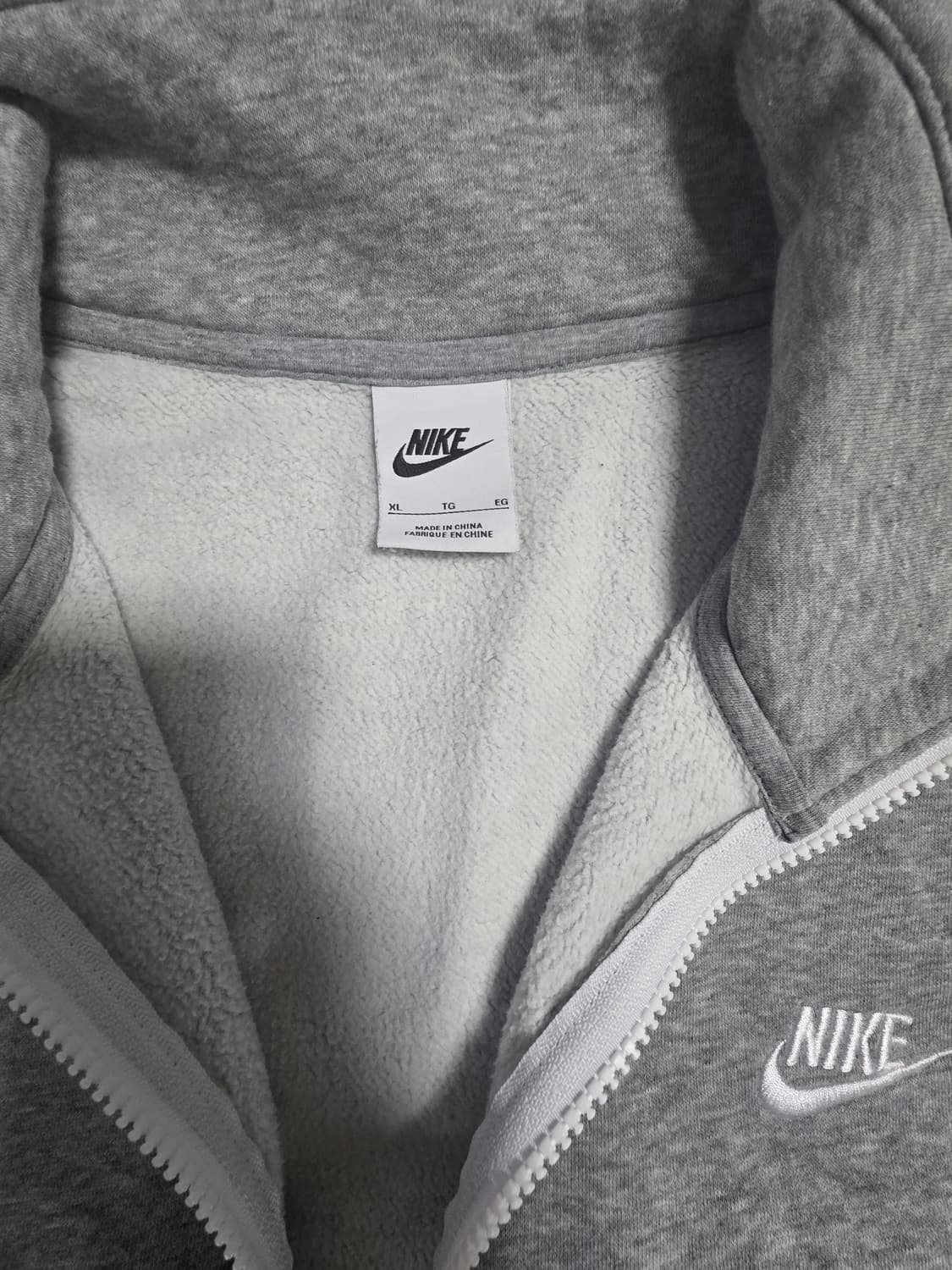 나이키 하프집업 맨투맨 그레이 100사이즈 상품이미지2