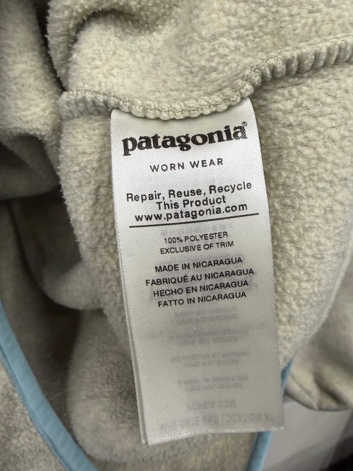 파타고니아 신칠라 플리스 풀오버 아이보리 상품이미지7
