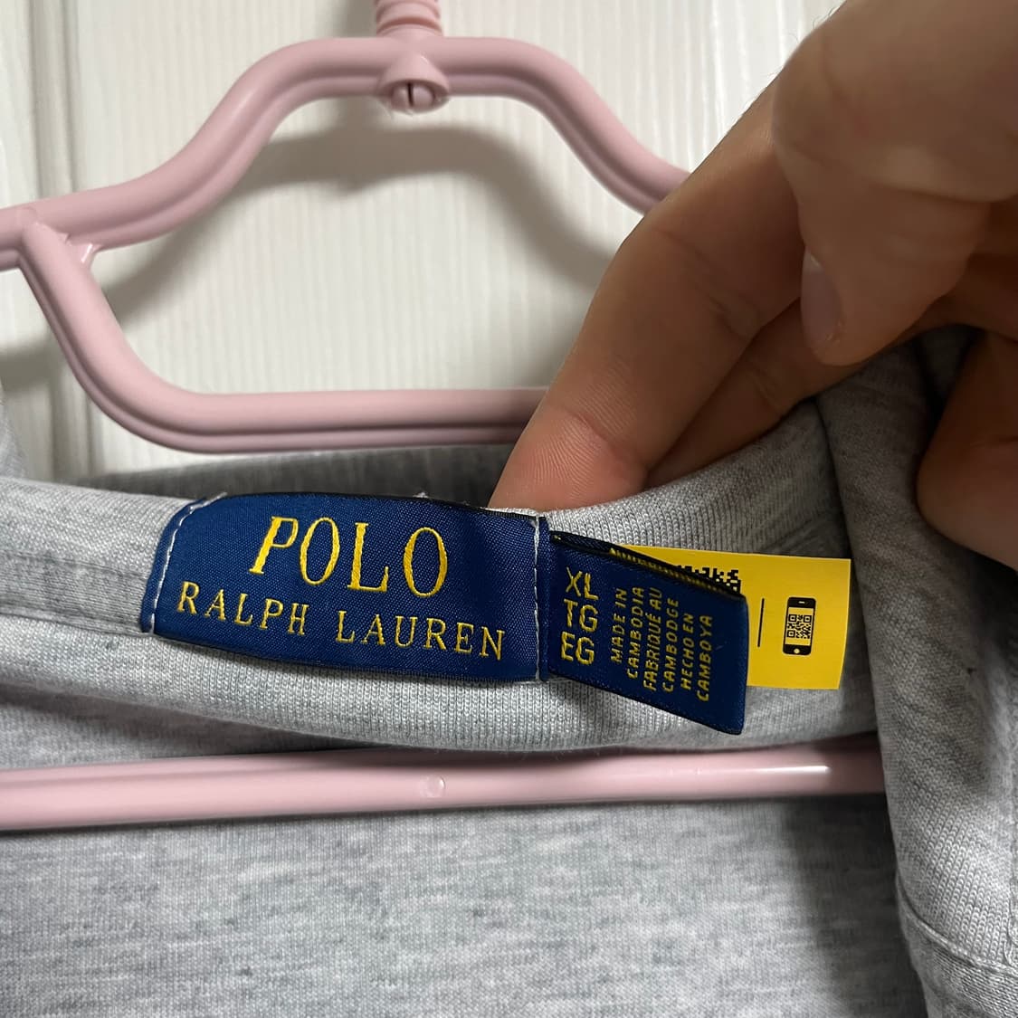 (XL) 폴로 랄프로렌 그레이 후드 집업 상품이미지4