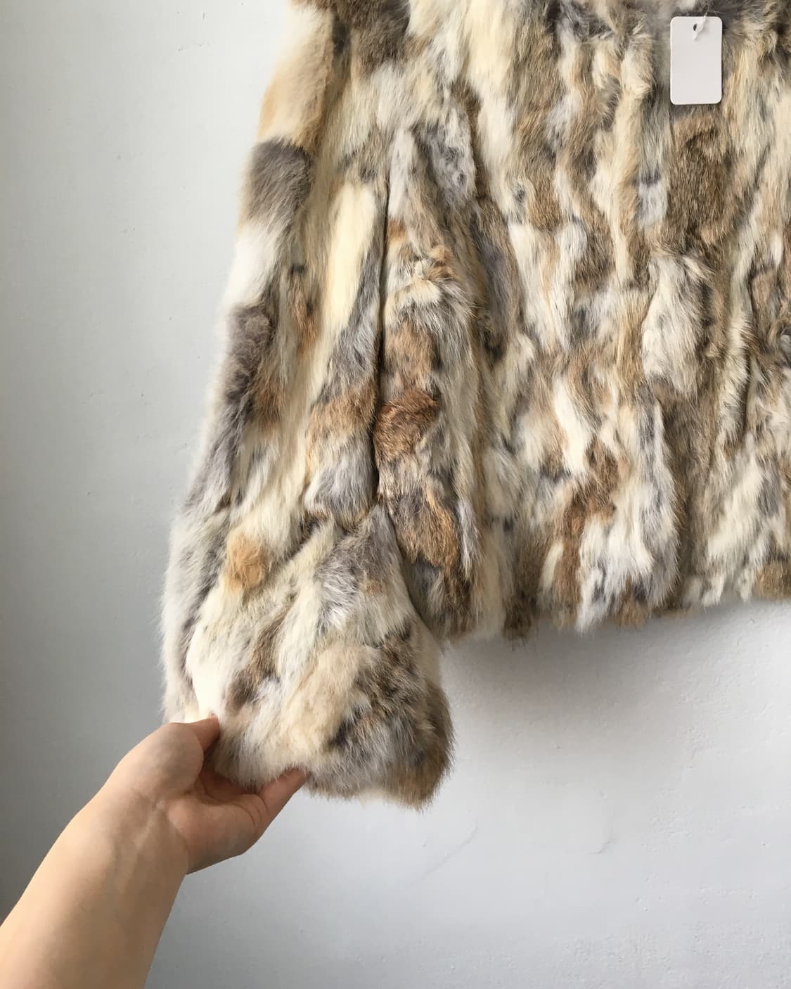 Rabbit fur jacket 상품이미지4