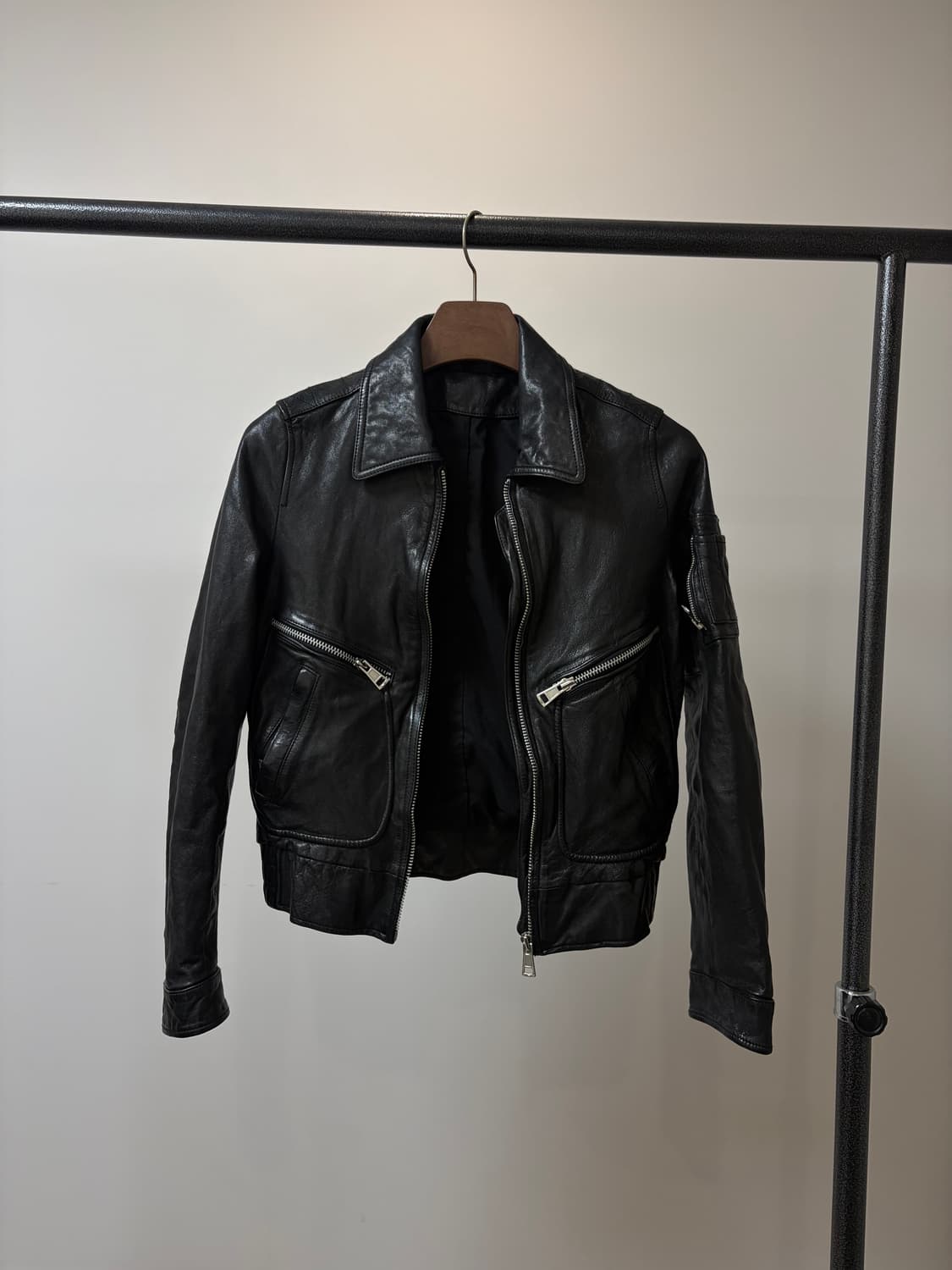 (66) 블루종 락시크 양가죽 자켓 상품이미지1