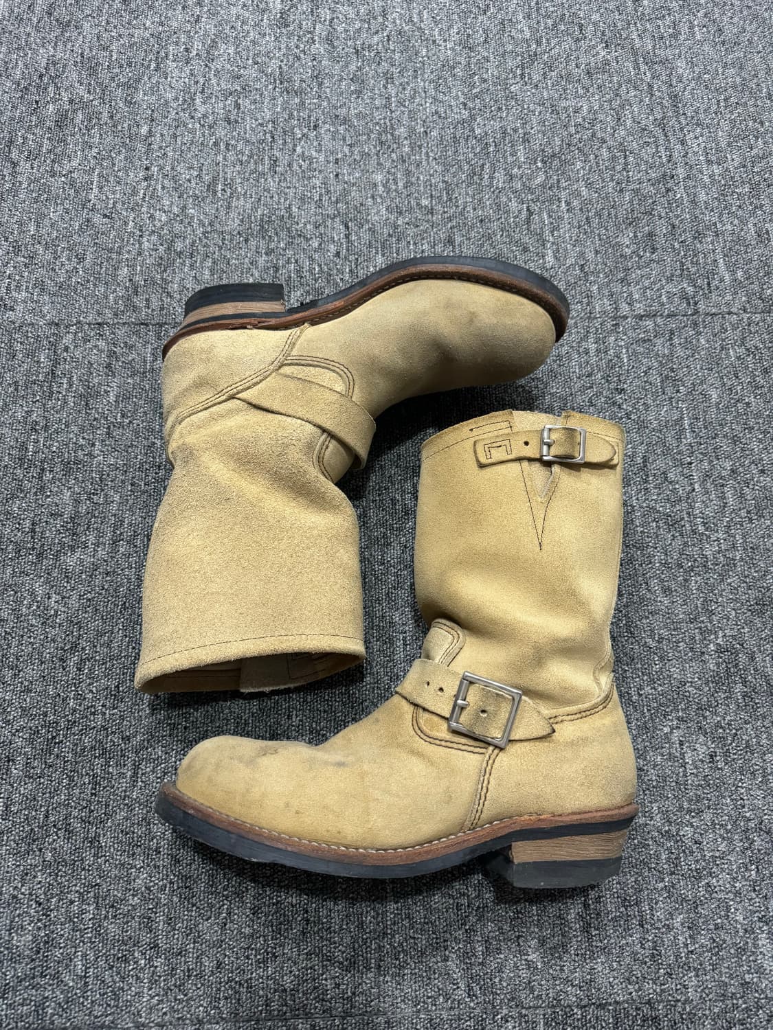 9D) 레드윙 8268 러프아웃 카멜스웨이드 엔지니어부츠 270 상품이미지7