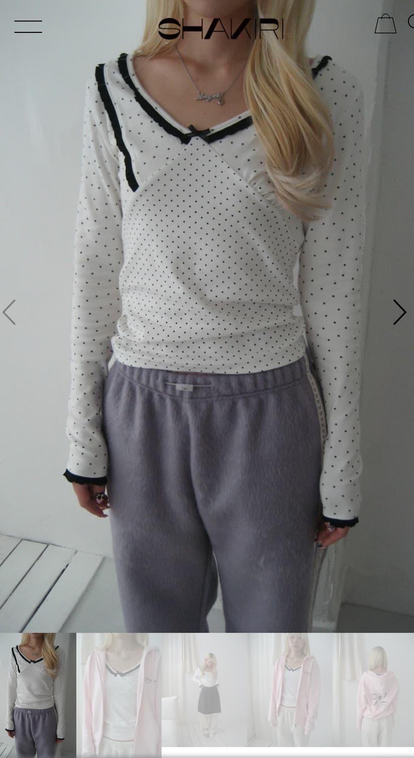 샤키리 레이스 탑  상품이미지2